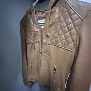 Michael Kors Genuine Leather Jacket